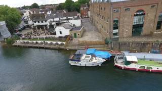 Thames Ditton Island Tour by DJI drone [upl. by Tierney336]