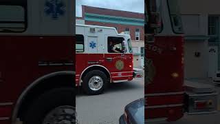 even the fire department is enjoying cool cruising nights in mercer county wv [upl. by Ffoeg]