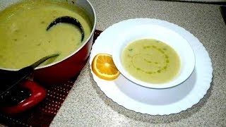 Supe me presh dhe kos 👌  Leek ang yogurt Soup recipe [upl. by Anirad847]