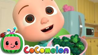 Yes Yes Vegetable Song  More Nursery Rhymes amp Kids Songs  CoComelon [upl. by Enelez]