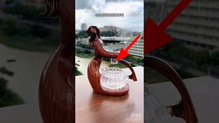 Tea ☕ pot ida mini wood toy woodworking art skill wood  hand craftsviralshorts [upl. by Schreibe118]