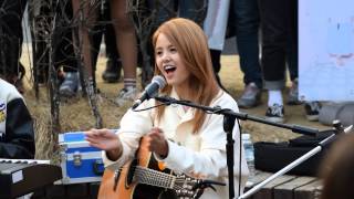 150315 Sorn CLC  Rolling In The Deep Adele  Hongdae Playground [upl. by Elsa63]