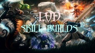 Dota  LoD Skills Builds BUG MODE Total Invisibility Bug [upl. by Stearn]