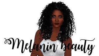 The Sims 4 MELANIN BEAUTY  Create a Sim  Full CC List [upl. by Aymer]