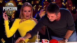 SIMON COWELLS Golden Buzzer Auditions On Britains Got Talent [upl. by Yelrac]