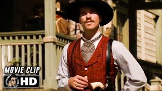 TOMBSTONE Clip  quotHuckleberryquot 1993 Val Kilmer [upl. by Eramat]