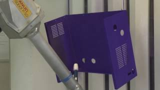 Powder Coating amp Fast Color Change With A Robot [upl. by Haiasi]