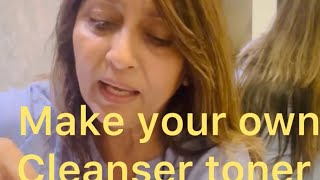 diy cleansertonner for ladies for deep cleaning befor going to bed skincareproducts skincare [upl. by Tengdin]