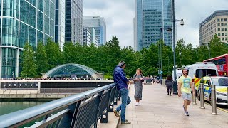 London walking Canary Wharf Bank street September [upl. by Adamsen]