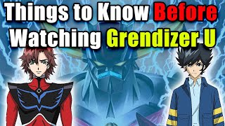 Things to Know Before Watching Grendizer U [upl. by Klemm208]