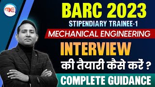 BARC Interview Preparation Strategy 2024  BARC Stipendiary Trainee Category 1  by Rahul Sir [upl. by Ladiv]