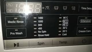 LG washing machine dE error code [upl. by Ahsert5]