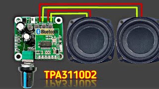 TPA3110D2 Stereo Amplifier Board With BluetoothA to Z Connection of TPA3110D2 Dual Ic Kit tpa3110 [upl. by Gnivri]