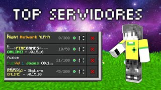 Top melhores servidores para mcpe 01510 [upl. by Sharia26]