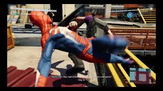 Marvels SpiderMan Side Mission Fisk Hideout Fight Gameplay Ps4 [upl. by Anallij]