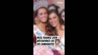 Miss France 2019  découvrez les 30 candidates [upl. by Notserc718]