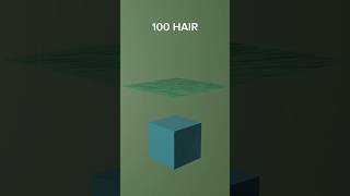 HAIR SIMULATION IN BLENDER 3D blender3d blenderanimation blendertutorial youtubeshorts blender [upl. by Forsyth]