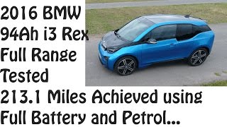 2131 Miles in My 94Ah BMW i3 Range Extender  Full Range Tested [upl. by Aerbua609]