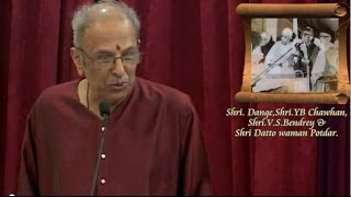 Historian ShriNinad Gangadhar Bedekar speech on a great work by Vasudeo Sitaram Bendrey [upl. by Simmons]