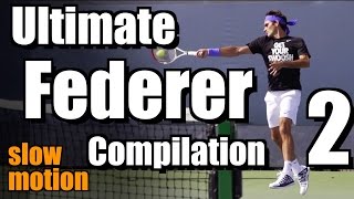 Roger Federer Ultimate Slow Motion Compilation 2  ForehandBackhandServe  2013 Cincinnati Open [upl. by Yaffit]