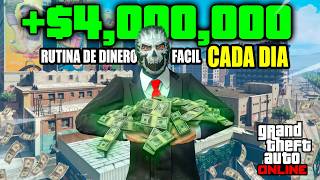 Como GANAR MAS de 4000000 AL DIA en en GTA ONLINE 2024 Completamente en SOLITARIO  GANAR DINERO [upl. by Haididej809]