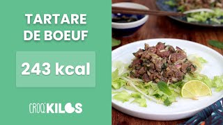 Steak Tartare de boeuf revisité  CroqKilos [upl. by Ailet]