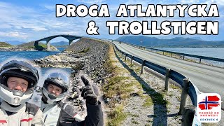 Epickie trasy motocyklowe  Droga Troli Trollstigen i Droga Atlantycka  Podróż do Norwegii Ep 6 [upl. by Scheider878]