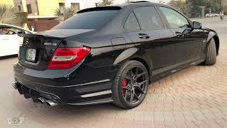 507 Edition Mercedes C63 AMG converted  in Pakistan  Beast [upl. by Lipson]