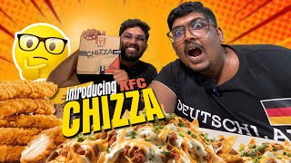 KFC CHIZZA කන්න කලින් බලන්න  First time in Sri Lanka [upl. by Kerge309]