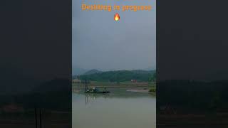 Desilting at man made lake🔥🔥 [upl. by Cahan]