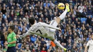 Cristiano Ronaldo  Crazy Bicycle Kicks Show HD 20032015 [upl. by Adnovoj]