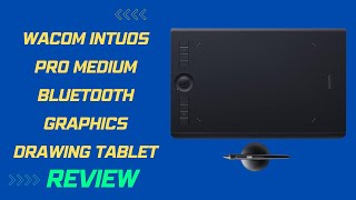 Wacom Intuos Pro Medium Bluetooth Graphics Drawing Tablet Review [upl. by Macrae826]