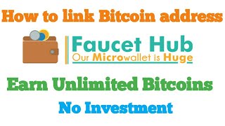 HOW TO LINK BITCOIN ADDRESS IN FAUCETHUB WALLET AND EARN FREE BITCOIN CASH IN TAMIL [upl. by Rammus]