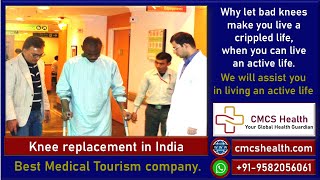 Why live a crippled life because of bad knees Get a knee replacement in India  CMCS Health [upl. by Whittaker]