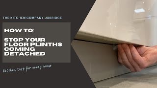 How To Affix A Floor Plinth In Your Kitchen [upl. by Iuq]