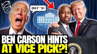 Did Ben Carson Just ANNOUNCE He’s Trump’s Vice President On LIVE TV ‘We Will be Working Together…’ [upl. by Ahsinyt]