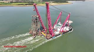 The Gulliver on the Western Scheldt near Ritthem [upl. by Eahsan332]