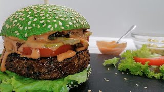 MamaVeganka Veganski burger soyfree gluten free [upl. by Enobe]