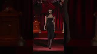 Zhenyakatava in Dolce amp Gabbana FallWinter 2019 FashionShow Catwalk [upl. by Ilujna]