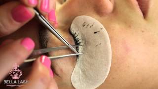 How to Do Eyelash Extensions by Bella Lash [upl. by Beverie678]