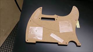 Pickguard Cutting Tutorial [upl. by Rebe]