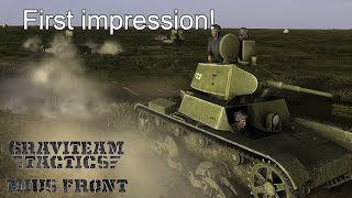 Graviteam Tactics Mius Front first impression review [upl. by Soneson]