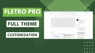 Fletro Pro Premium Blogger Template Full Customization  Blogger Theme Customization Tutorial 2023 [upl. by Cerell480]