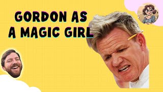 Gordon Ramsay Drawn as a Magic Girl shorts [upl. by Urbano815]