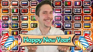 How To Say quotHAPPY NEW YEARquot in 55 Different Languages [upl. by Ojybbob437]