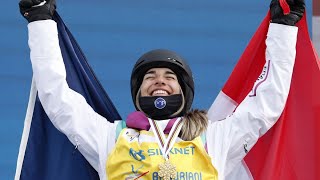 JEUX OLYMPIQUES 2024  Perrine Laffont porteuse de la flamme dans les Pyrénées Orientales [upl. by Also]