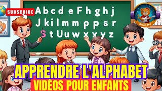 Nous apprenons lalphabet 🔤🎶🌈 Chanson pour enfants 🎵 Vidéos pour enfants chansonpourenfants [upl. by Alrrats213]