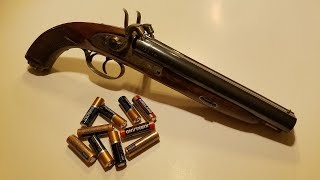 Howdah Hunter AA Battery Slugs Slow Motion [upl. by Enelrahs]