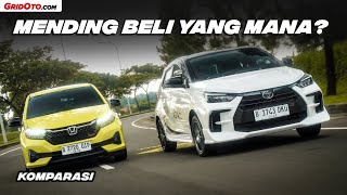 HONDA BRIO VS TOYOTA AGYA SIAPA JUARANYA  GridOto [upl. by Willis871]