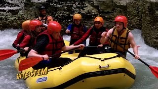 Shtegtim Rafting studentet hollandeze ne Osum [upl. by Acirdna]